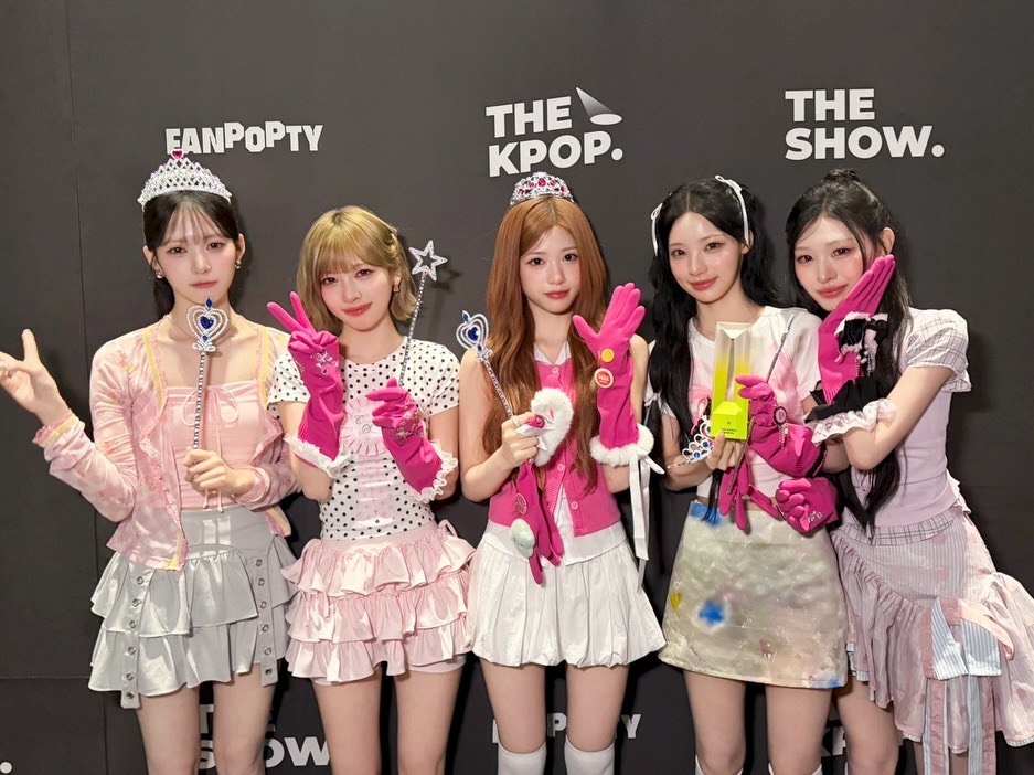 Pretty GirlがTHE SHOWで1位を獲得した際の画像